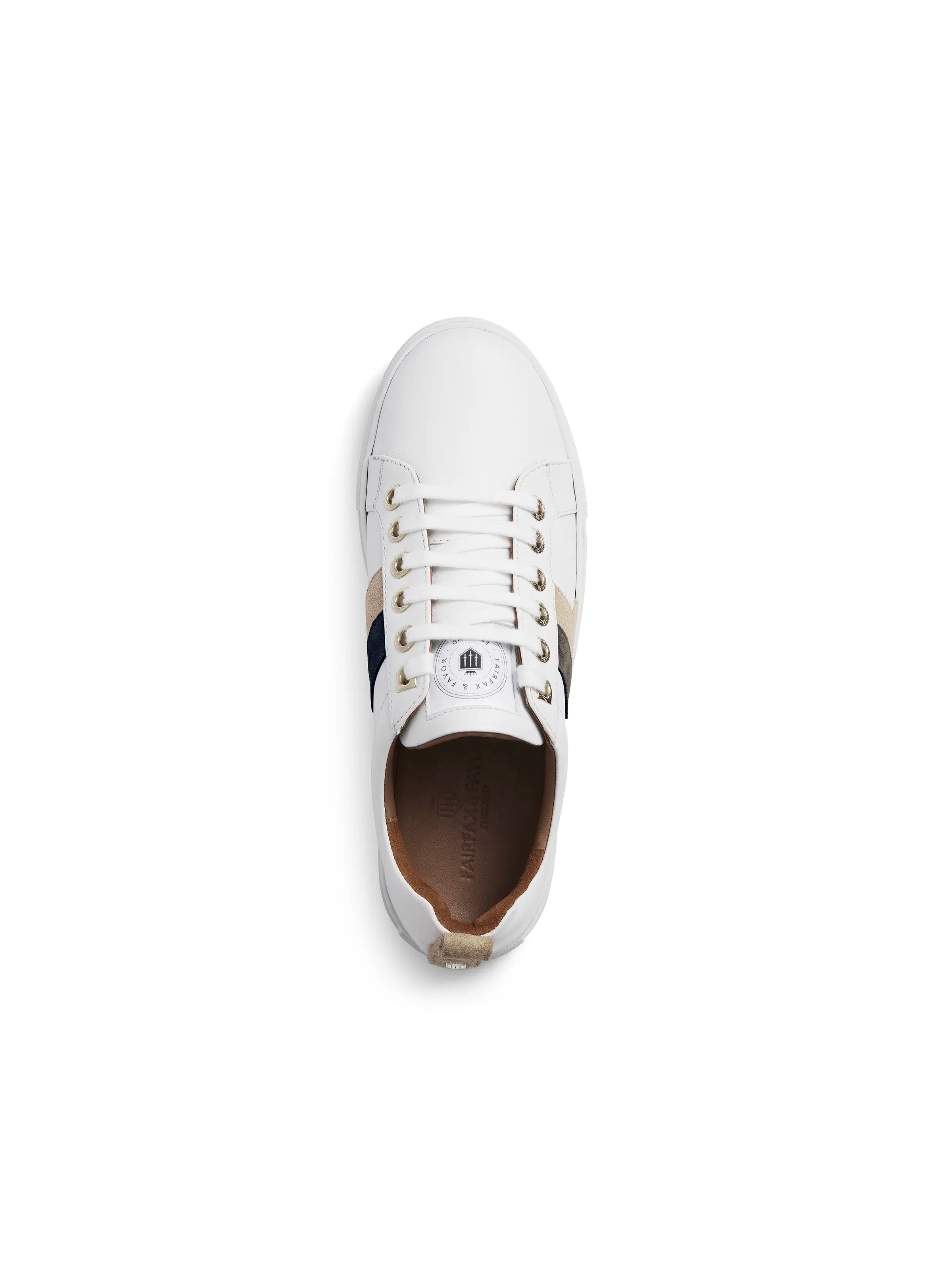 Alexandra Trainer Neutral Tri Colour Trainers